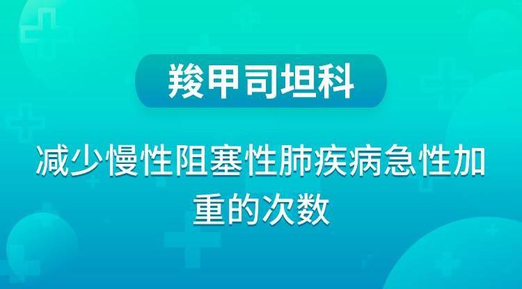 羧甲司坦科减少慢性阻塞性肺疾病急性加重的次数