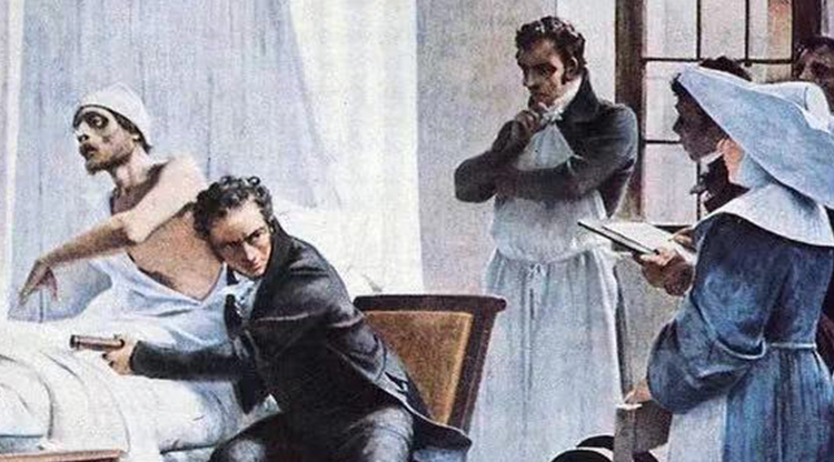 世界上最早的单耳听诊器