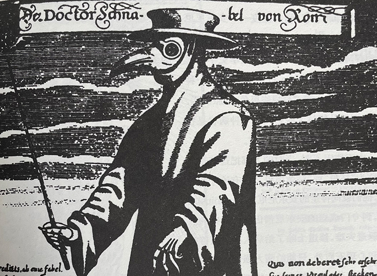 口罩的雏形-可爱的鸟嘴医生